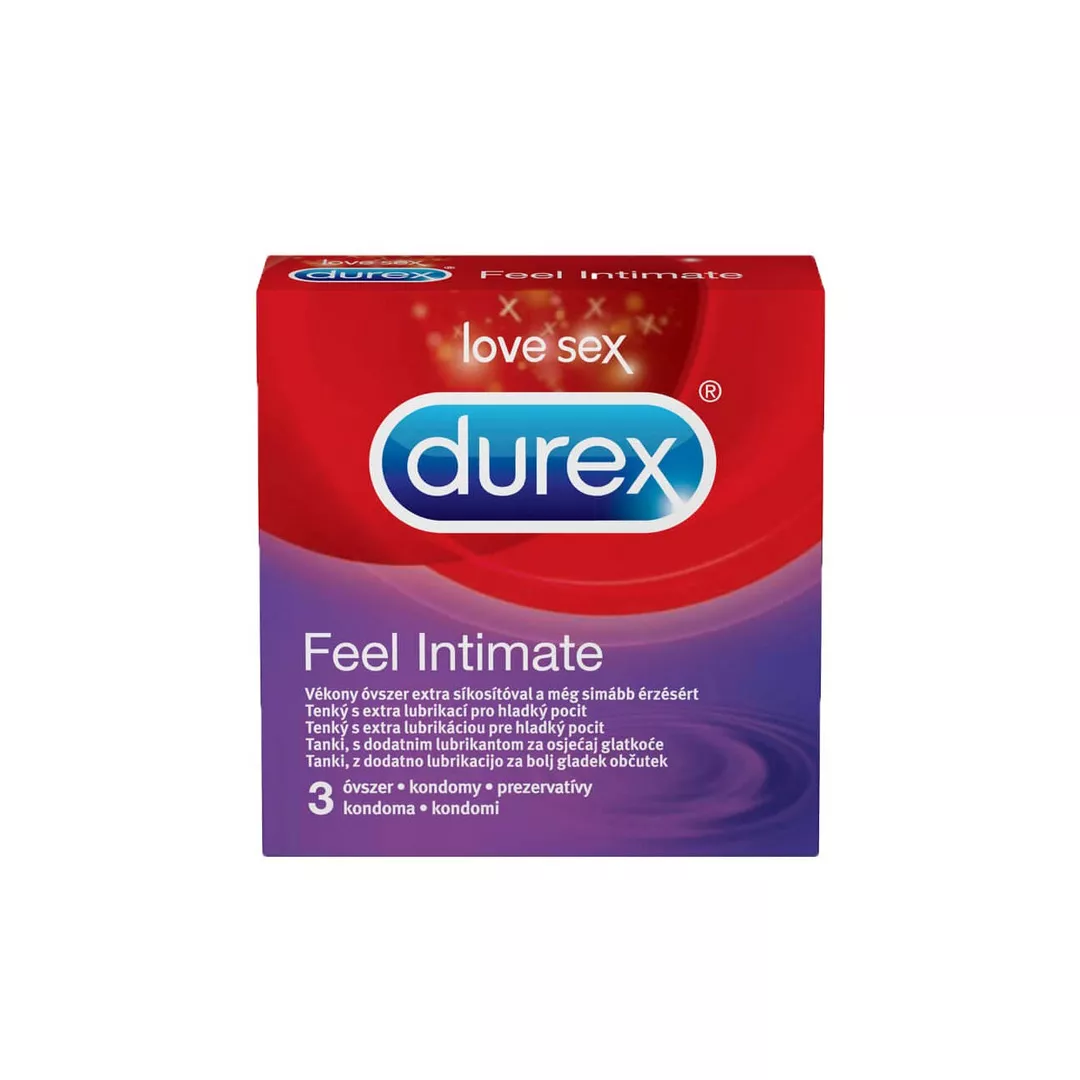Prezervative Durex Feel Intimate, 3 bucati, [],farmaciabajan.ro
