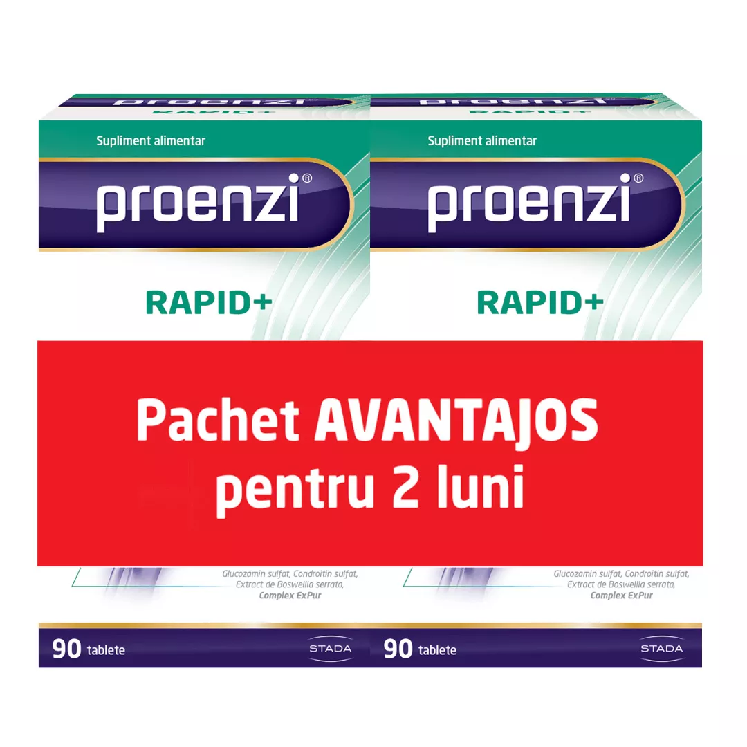 Proenzi Rapid+, 90+90 tablete, Walmark, [],farmaciabajan.ro
