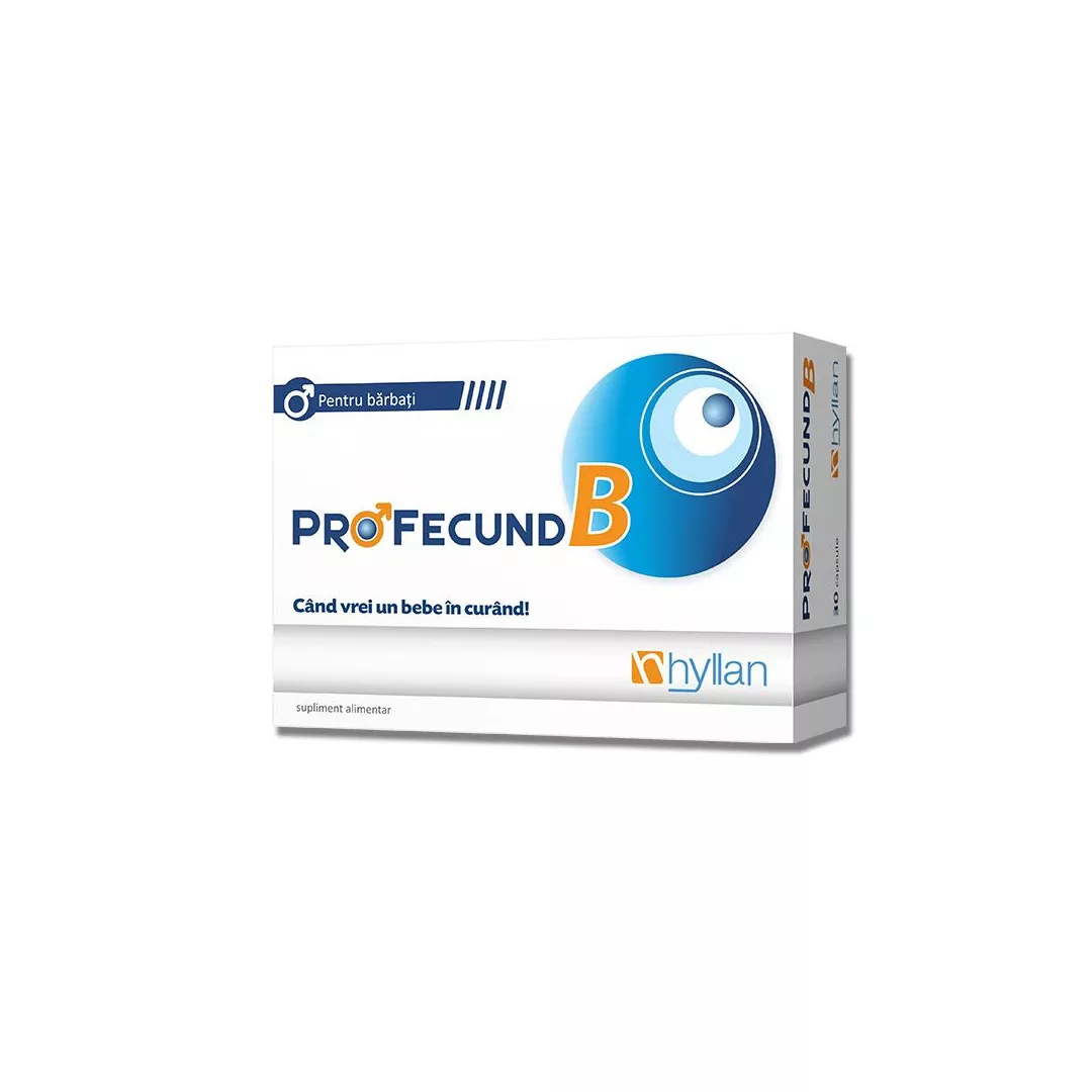 Profecund B, 30 capsule, Hyllan, [],farmaciabajan.ro