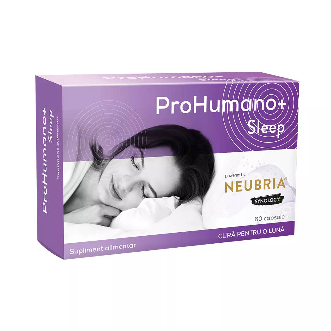Prohumano+ Sleep, 60 capsule, LifePlan, [],farmaciabajan.ro