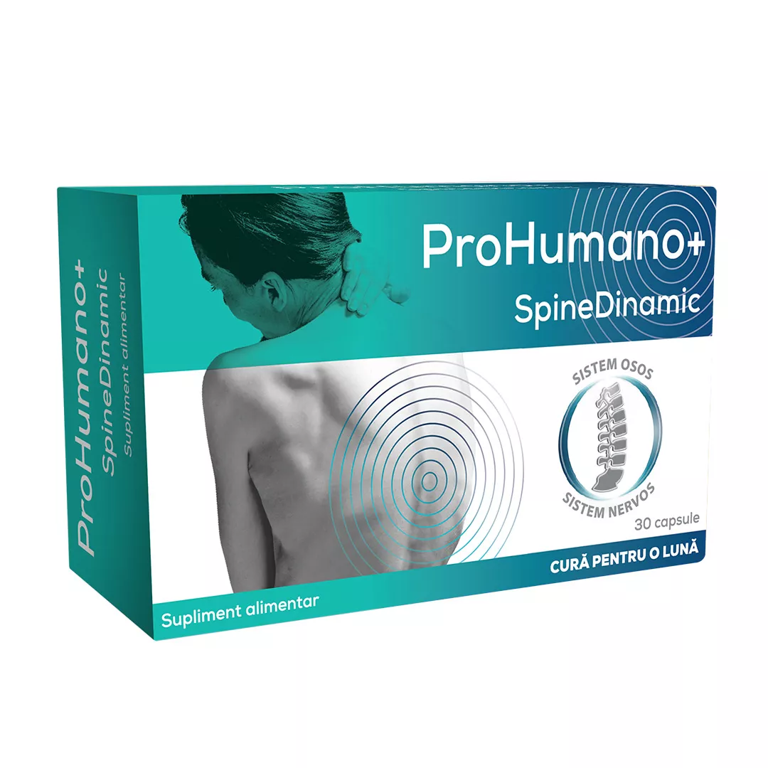 ProHumano + SpineDinamic, 30 capsule, Pharmalinea, [],farmaciabajan.ro