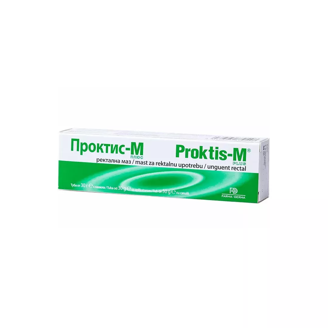 Unguent rectal Proktis-M Plus, 30 gr, [],https:farmaciabajan.ro