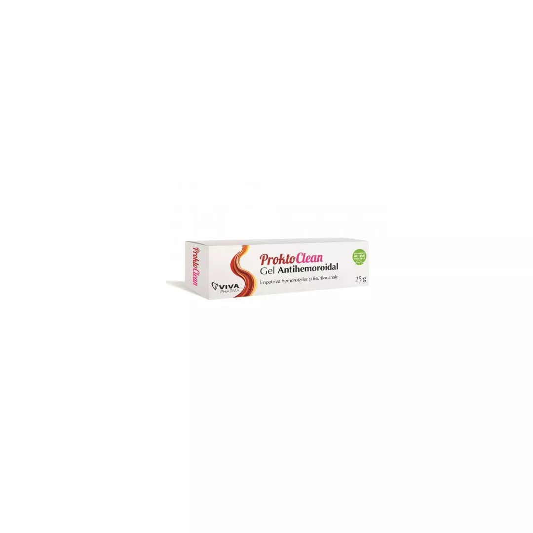 ProktoClean gel antihemoroidal, 25 g, Viva Pharma, [],farmaciabajan.ro