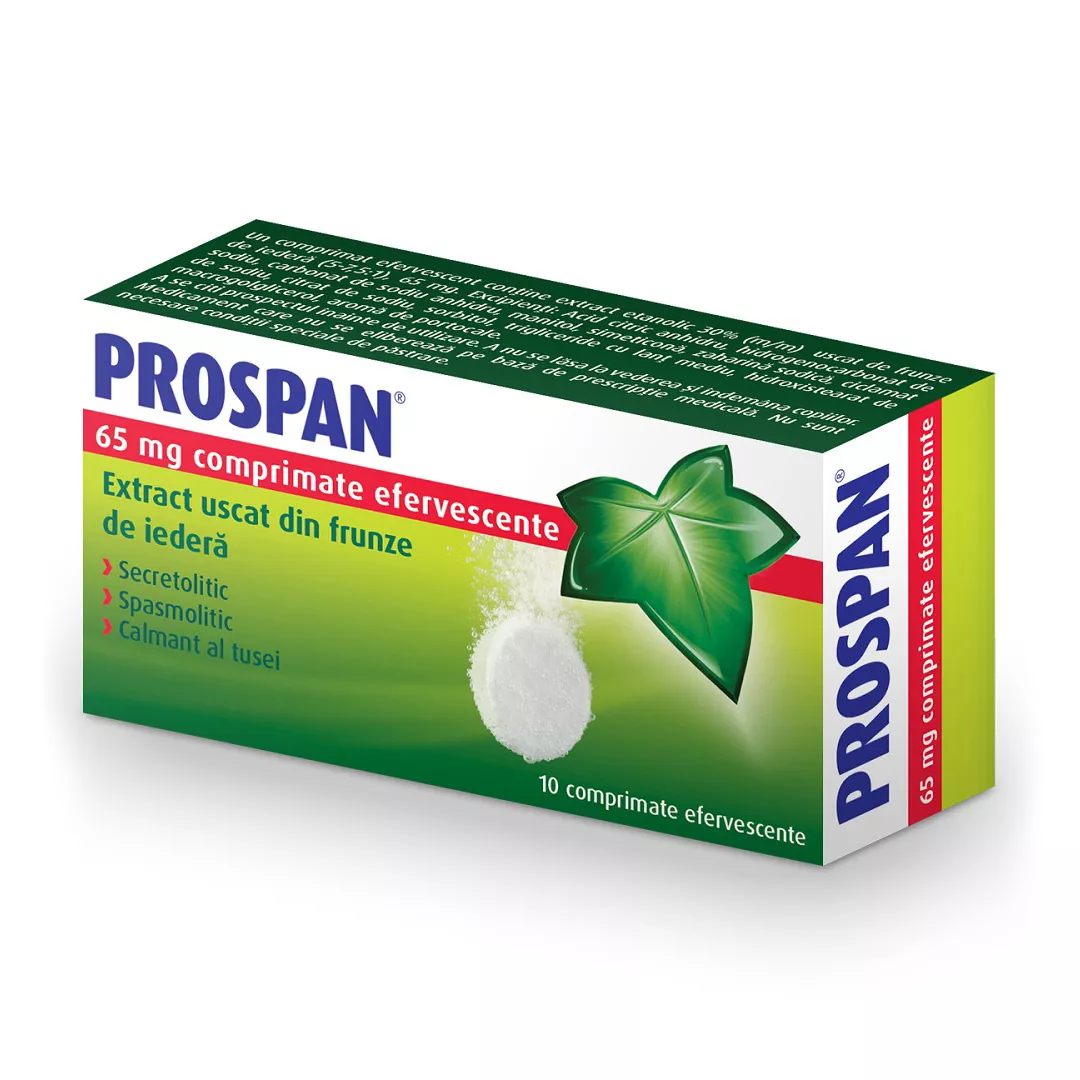Prospan efervescent, 10 comprimate, Engelhard Arzneimittel, [],https:farmaciabajan.ro