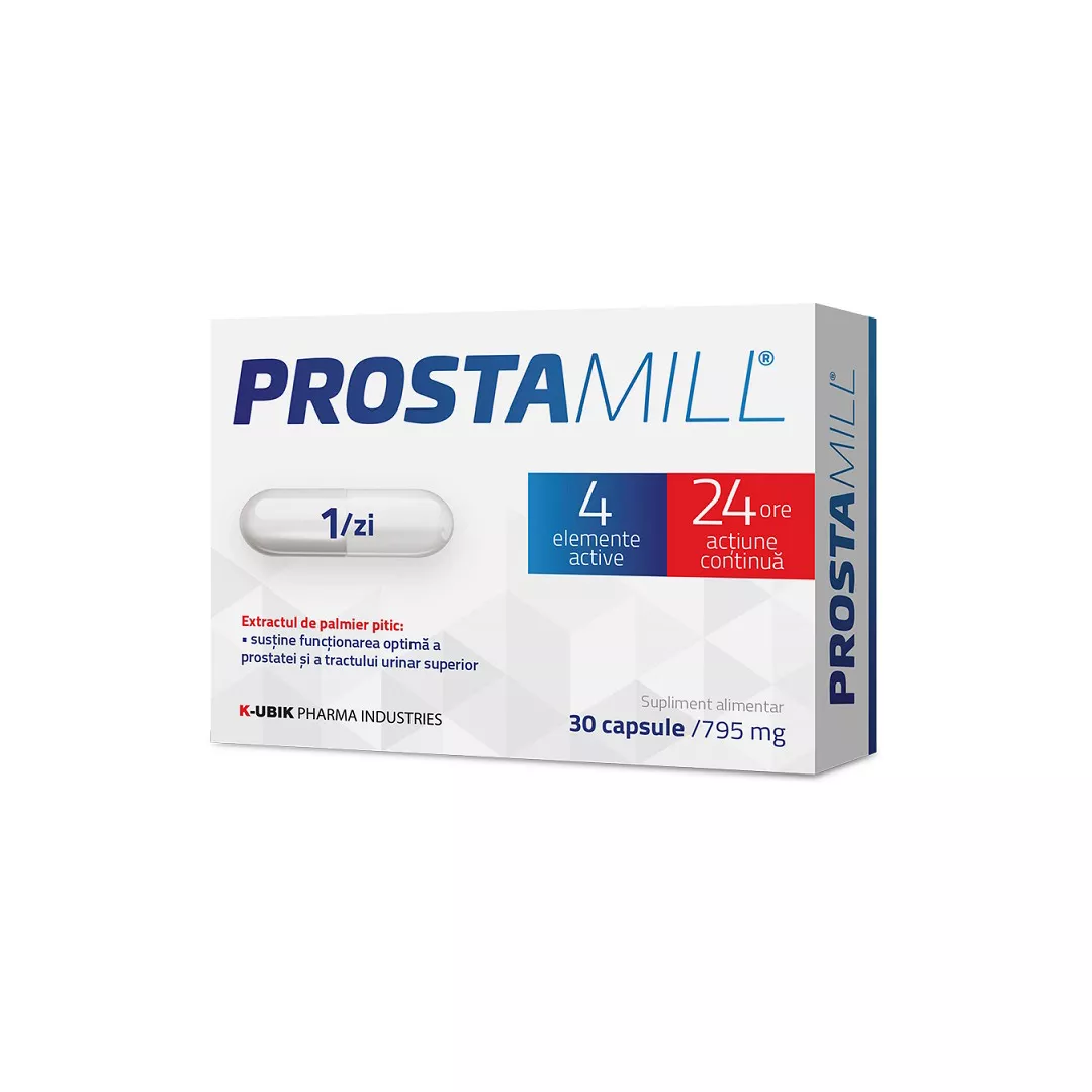 Prostamill, 30 capsule, K-UBIK Pharma, [],https:farmaciabajan.ro