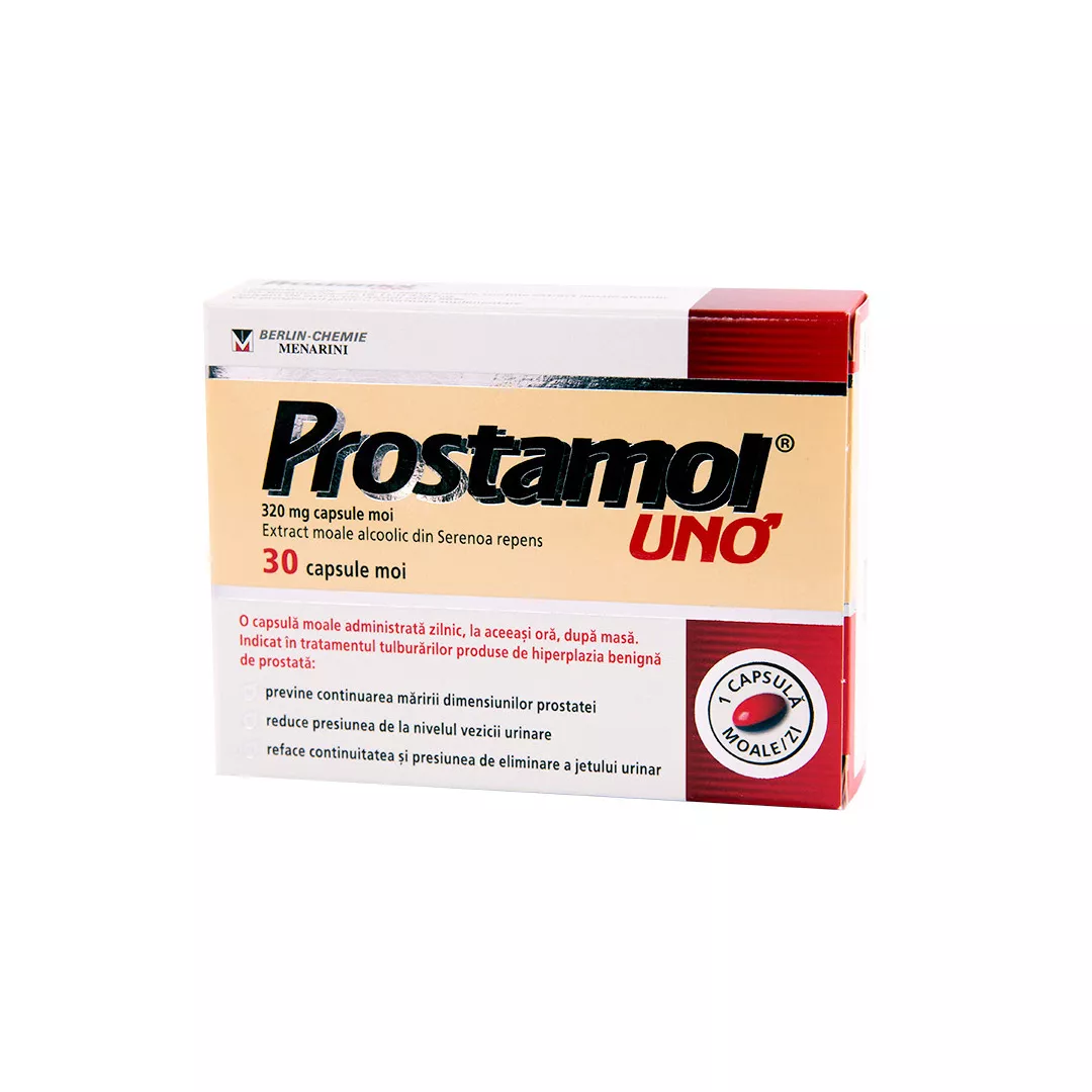 Prostamol Uno, 30 capsule, Berlin-Chemie Ag, [],farmaciabajan.ro