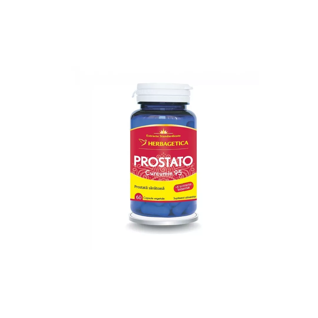 Prostato curcumin95, 60 capsule, Herbagetica, [],https:farmaciabajan.ro