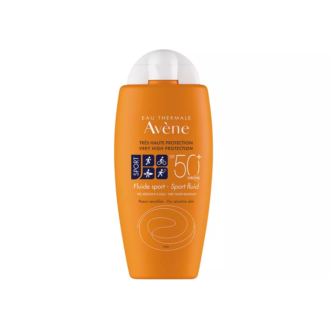 Protectie solara Avene Sport Fluid SPF 50+, 100 ml, Pierre Fabre, [],farmaciabajan.ro