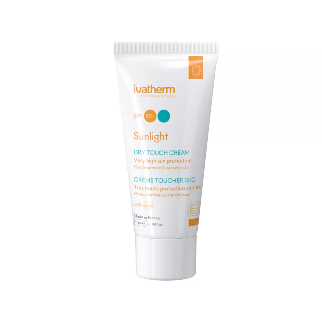 Protectie solara foarte ridicata Dry touch SPF50+ Sunlight, 50 ml, Ivatherm, [],farmaciabajan.ro