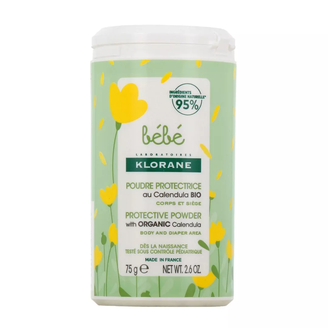 Pudra protectoare pentru bebelusi, 75 g, Klorane Bebe, [],farmaciabajan.ro