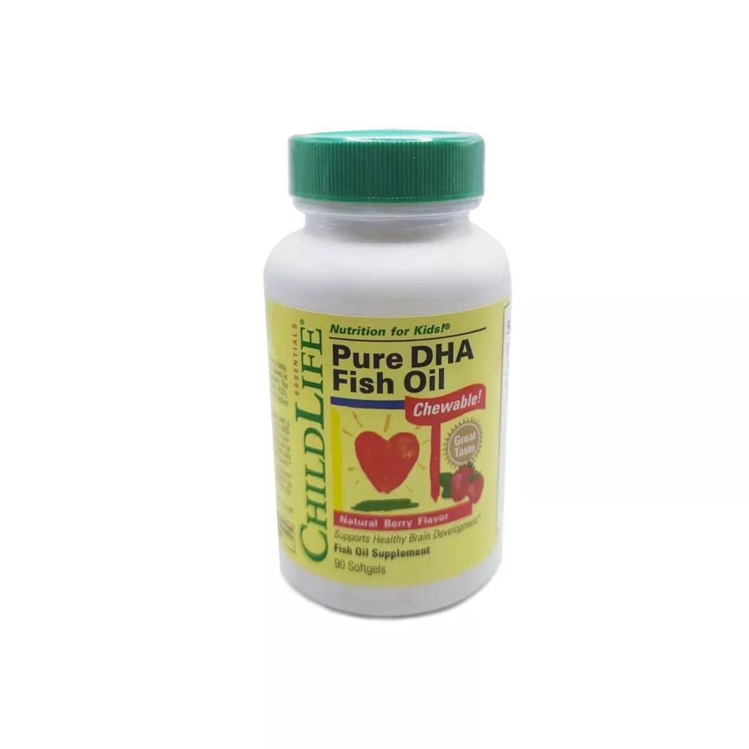 Pure DHA Childlife Essentials, 90 capsule, Secom, [],https:farmaciabajan.ro