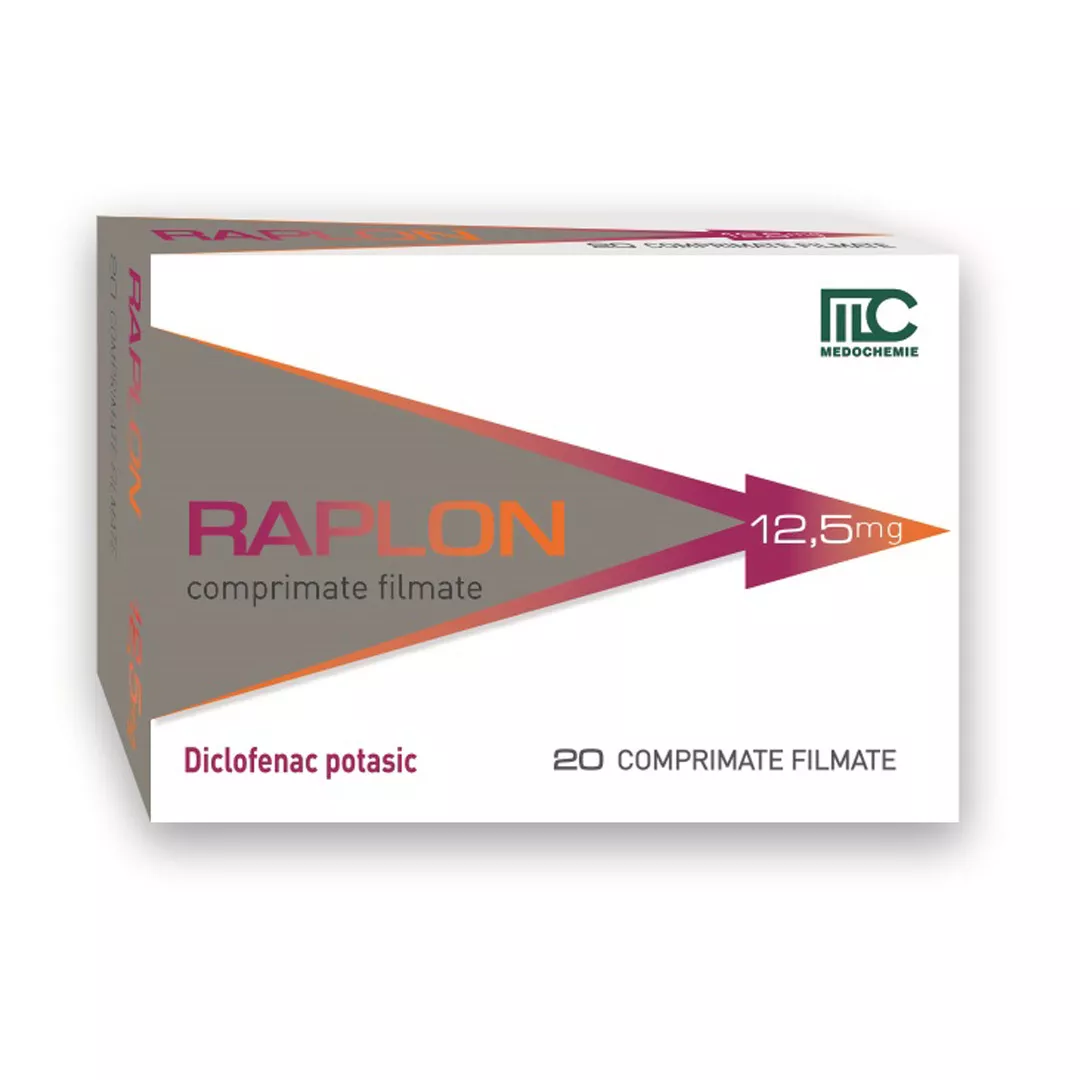 Raplon, 12,5 mg, 20 comprimate filmate, Medochemie, [],farmaciabajan.ro