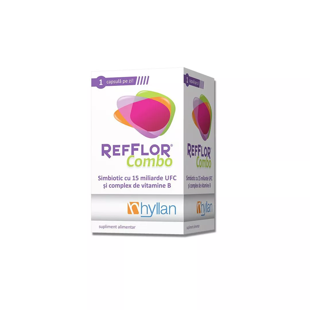 Refflor Combo, 10 capsule, Hyllan, [],farmaciabajan.ro