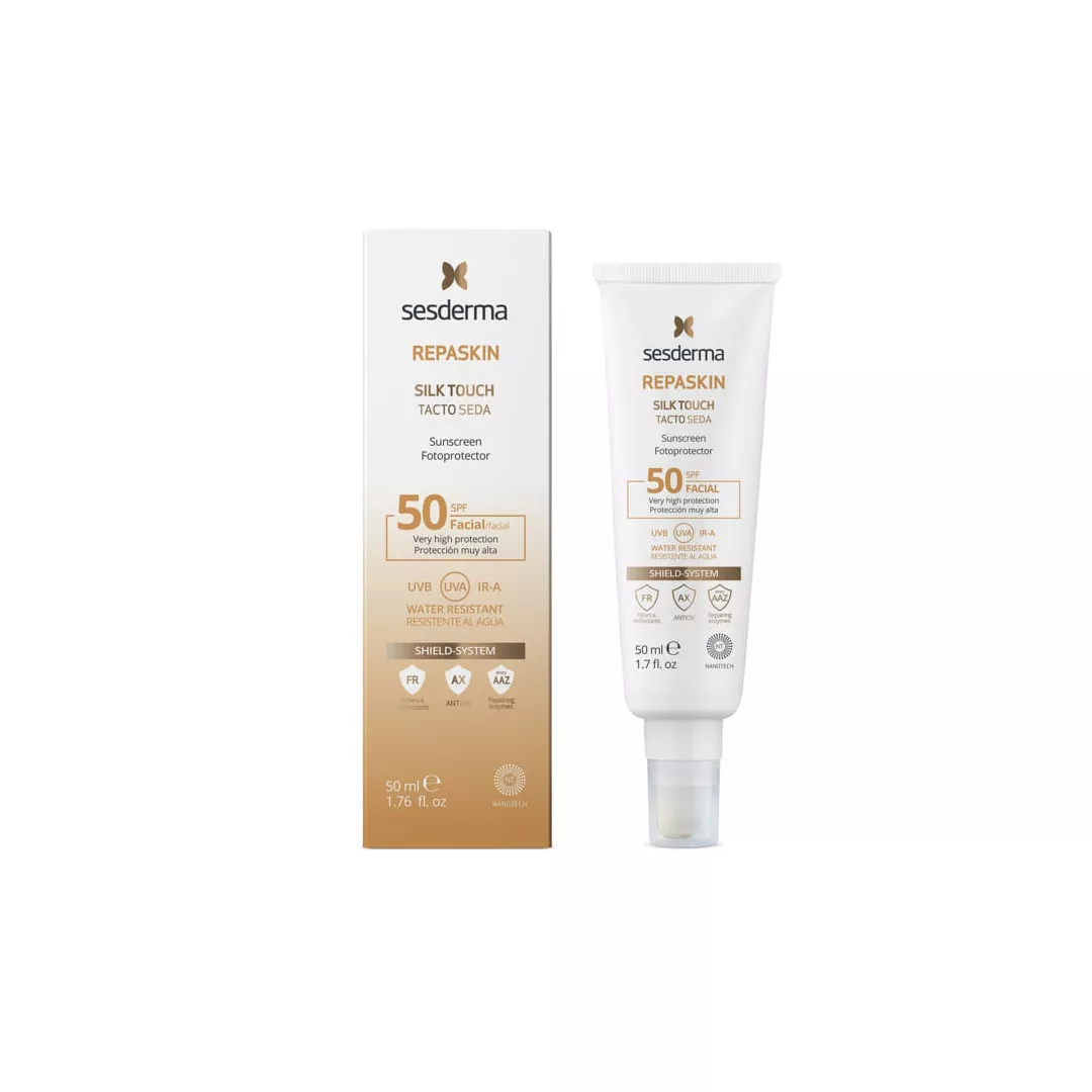 Repaskin Silk Touch SPF 50, 50 ml, Sesderma, [],https:farmaciabajan.ro