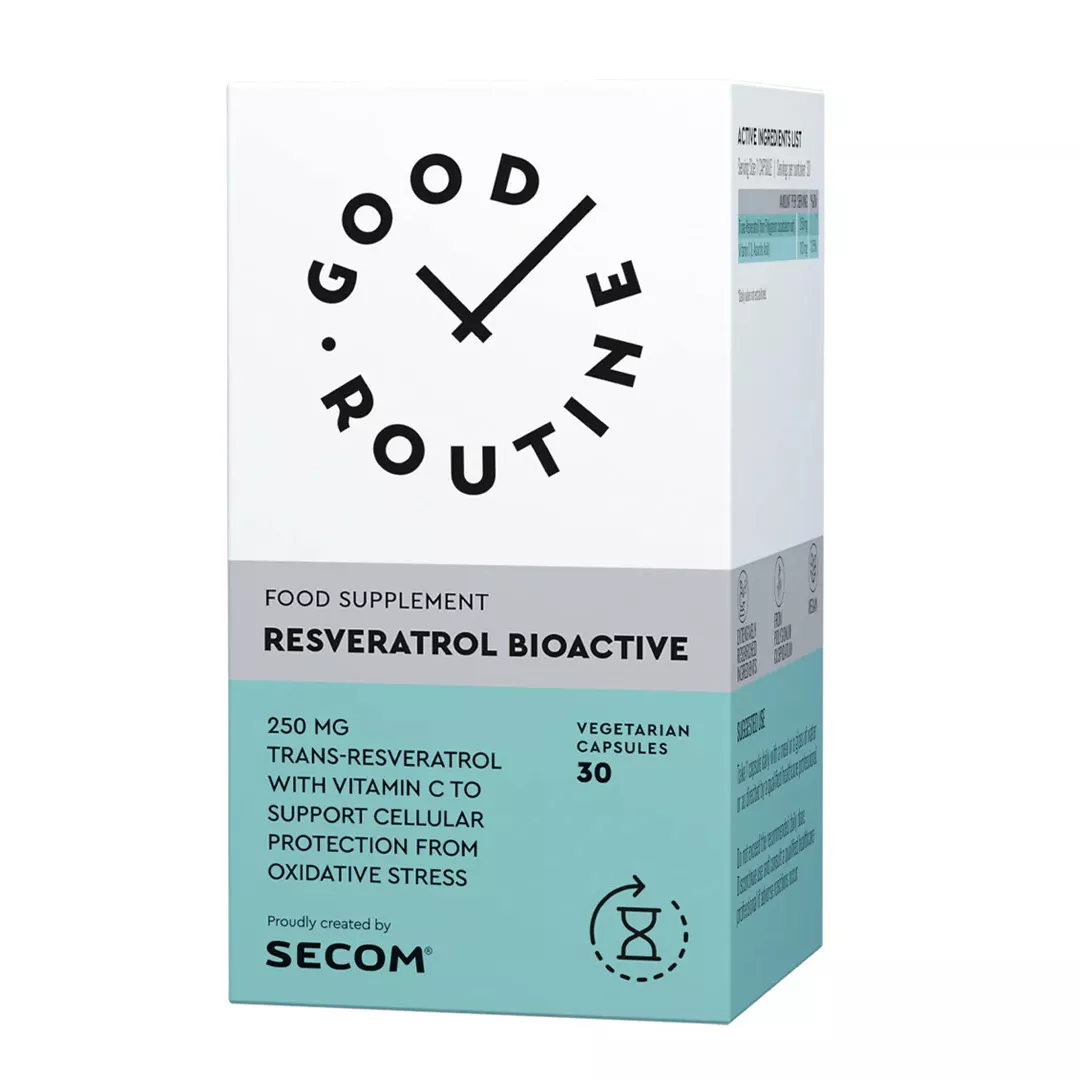 Resveratrol Bioactive Good Routine, 30 capsule vegetale, Secom, [],farmaciabajan.ro