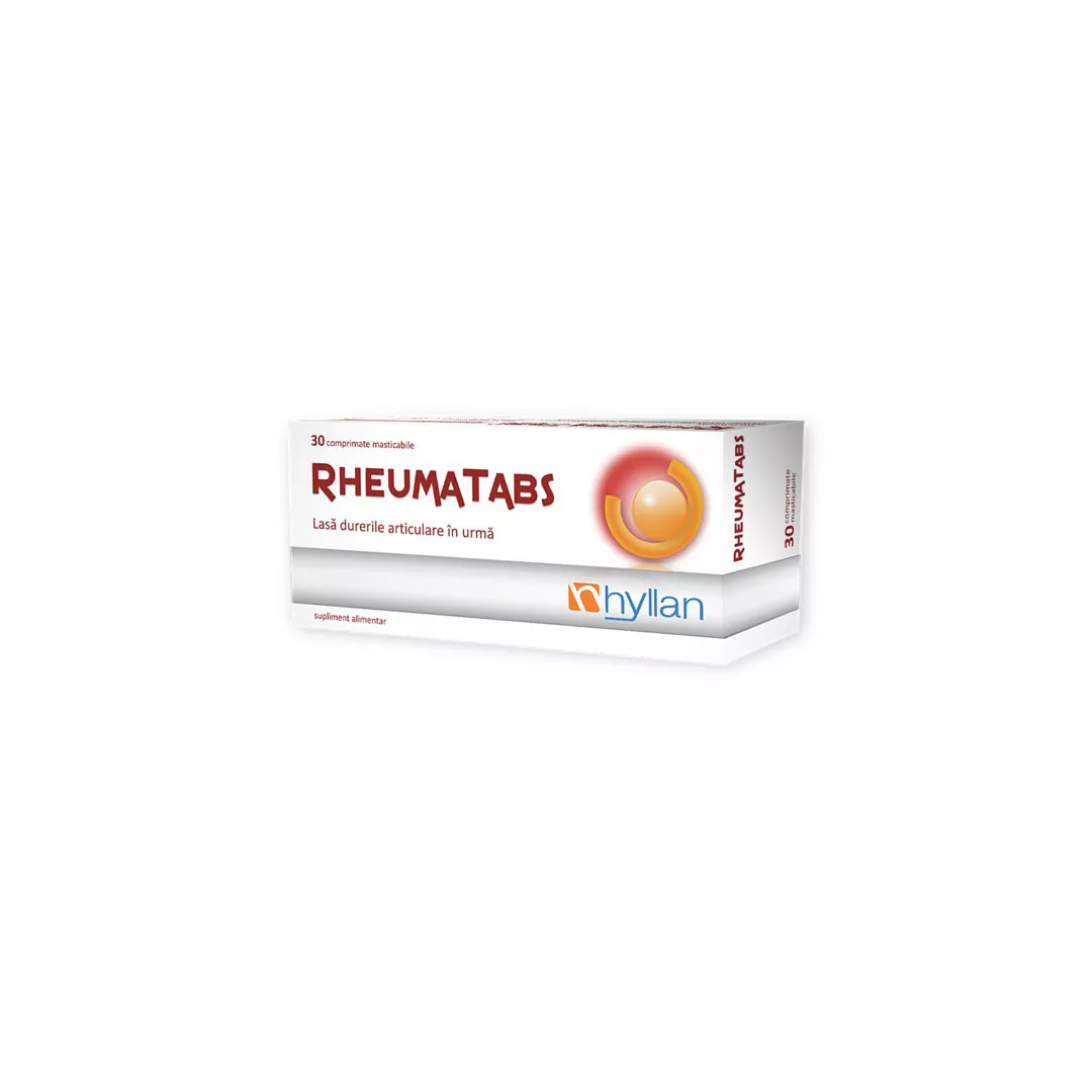 Rheumatabs, 30 comprimate masticabile, Hyllan, [],farmaciabajan.ro