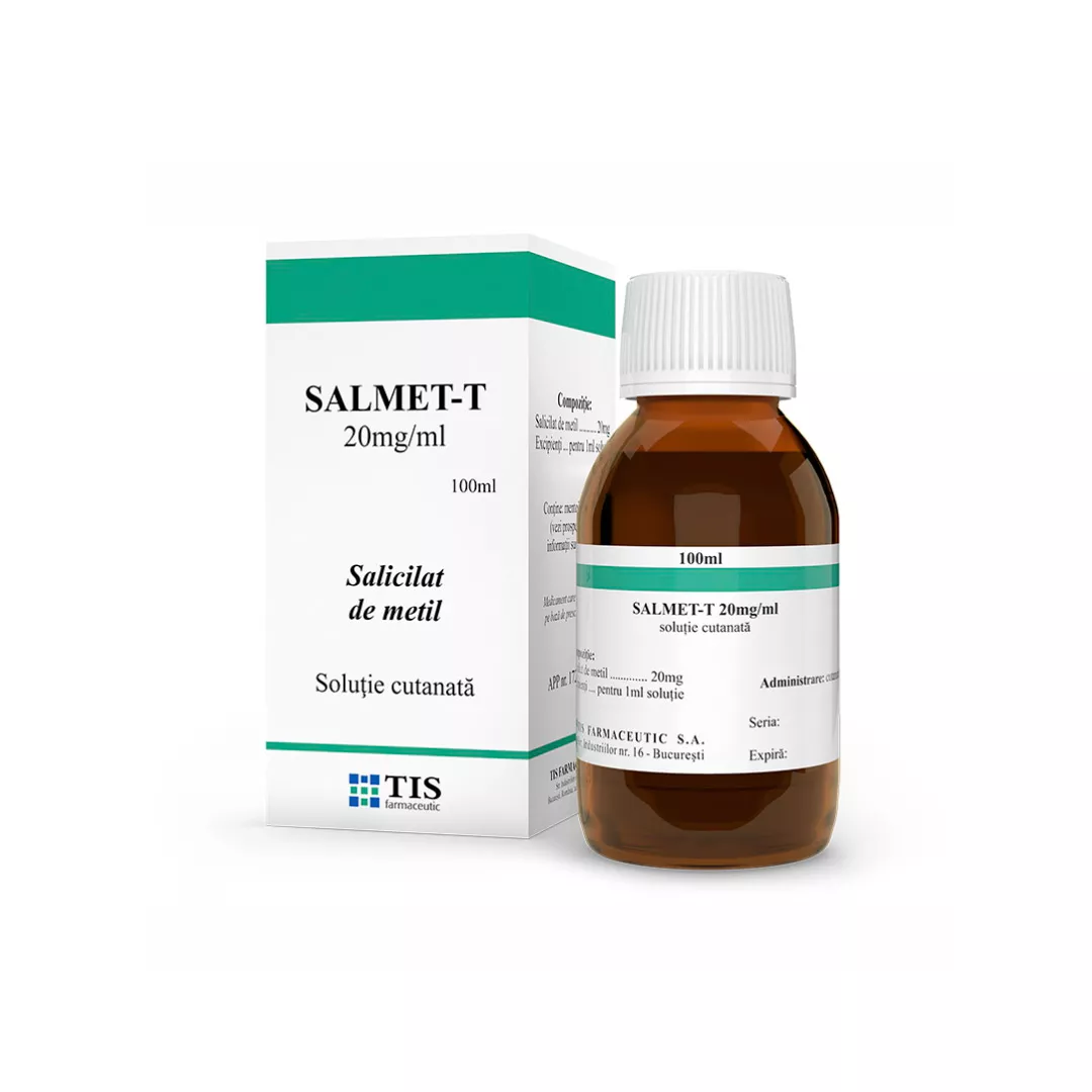 Salmet-T solutie cutanata, 100 ml, Tis Farmaceutic, [],farmaciabajan.ro
