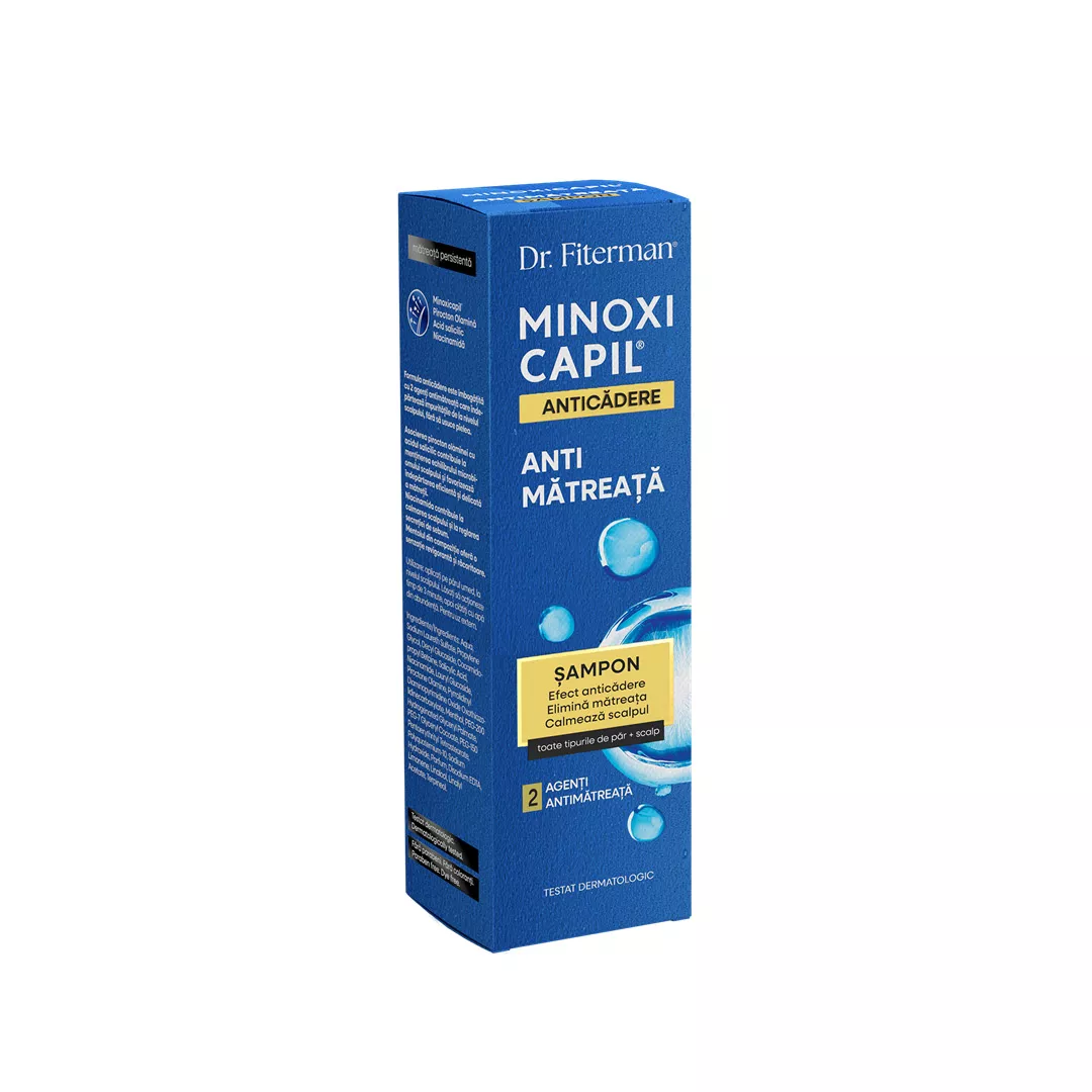 Sampon antimatreata Minoxicapil, 200 ml, Doctor Fiterman, [],farmaciabajan.ro