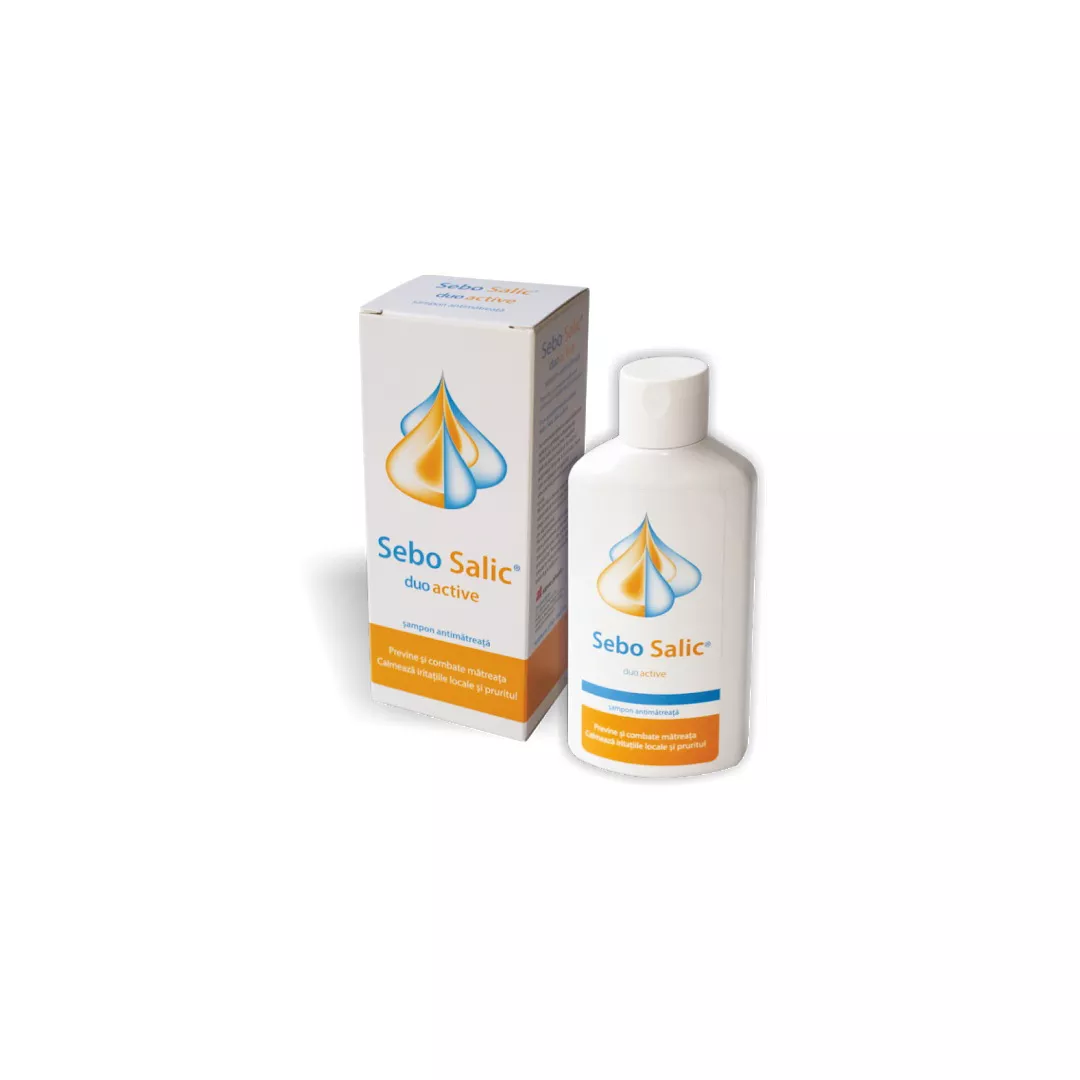 Sampon antimatreata Sebo Salic duo active, 125 ml, Slavia Pharm, [],farmaciabajan.ro