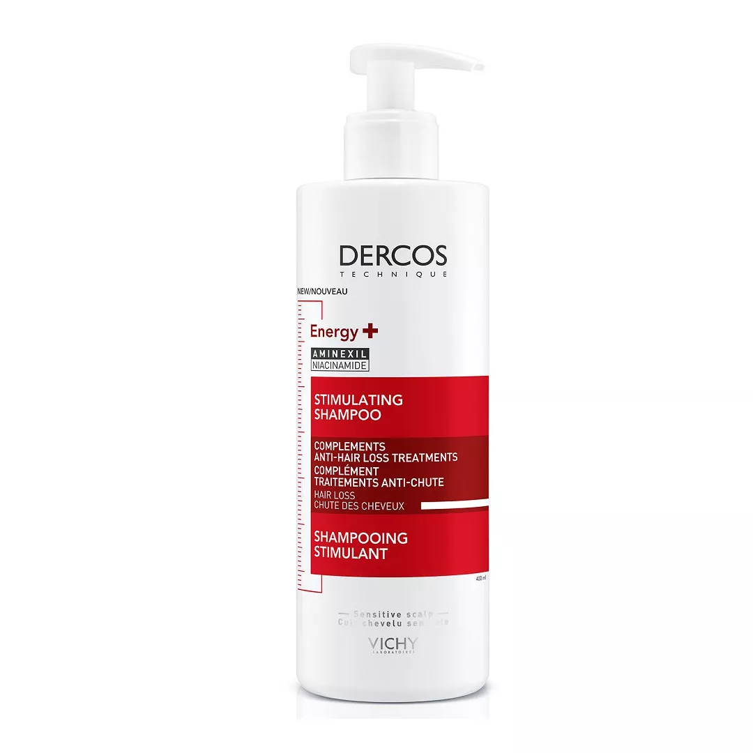 Sampon energizant impotriva caderii parului cu Aminexil Dercos Energy+, 400 ml, Vichy, [],farmaciabajan.ro