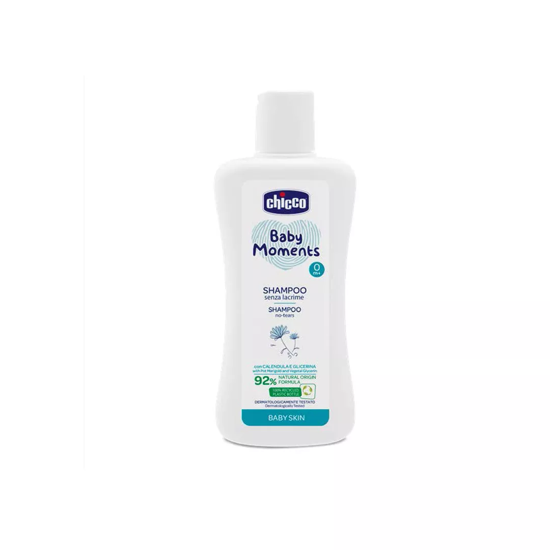 Sampon fara lacrimi Baby Skin 10241-9, 0 luni+, 200 ml, Chicco, [],farmaciabajan.ro