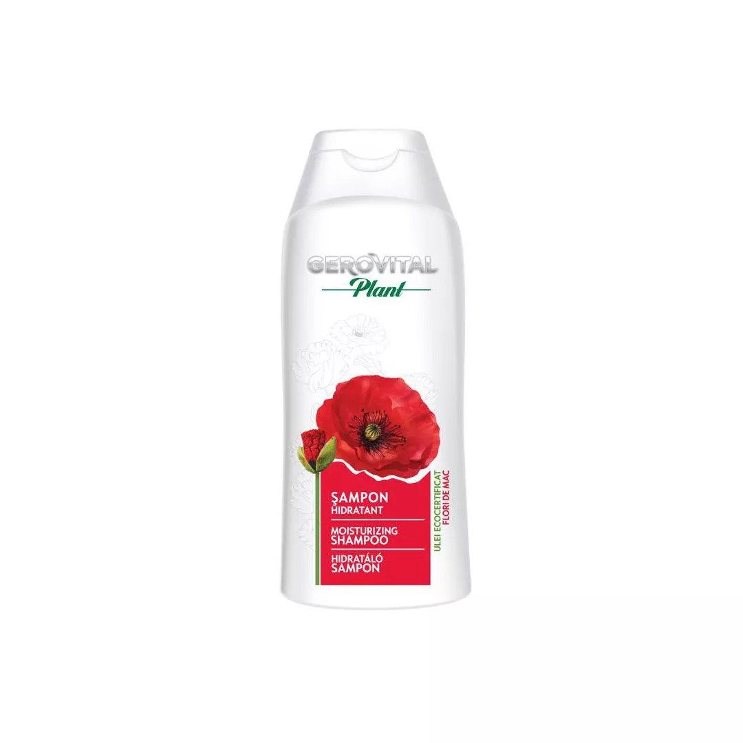 Sampon hidratant Gerovital Plant, 200 ml, [],farmaciabajan.ro
