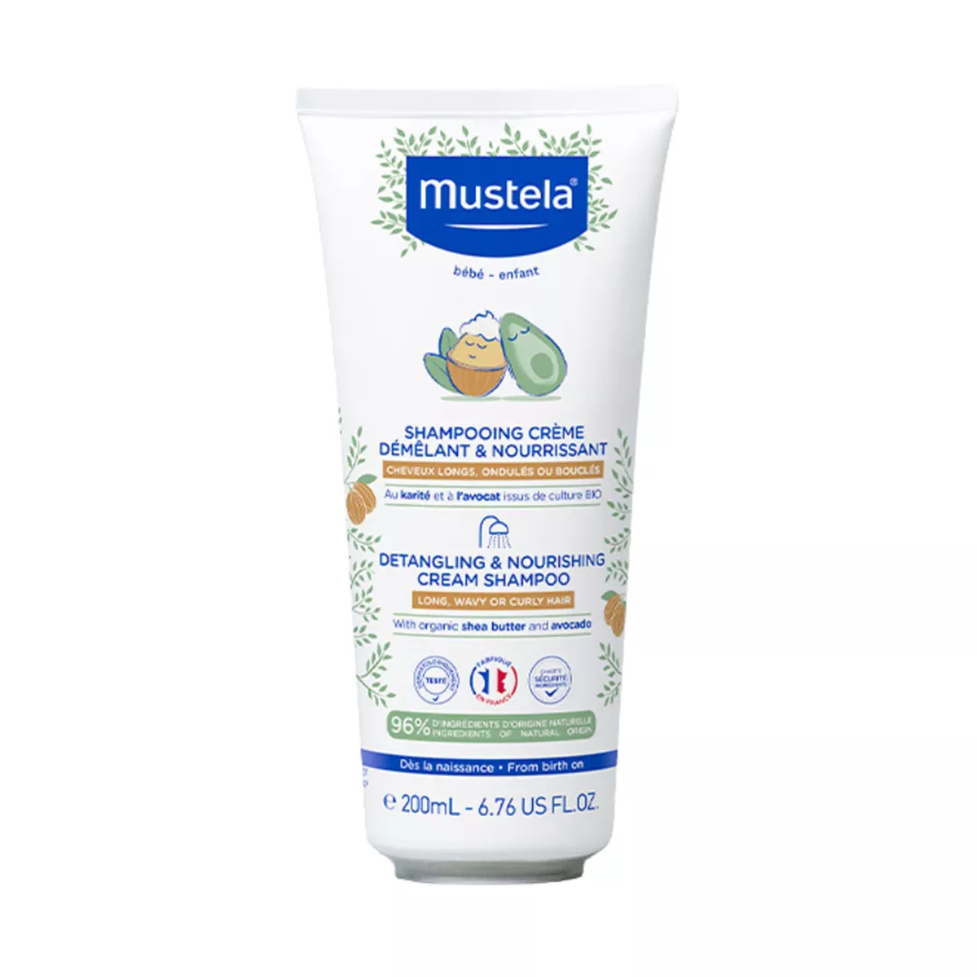 Sampon nutritiv pentru par cret si ondulat, 200 ml, Mustela, [],farmaciabajan.ro