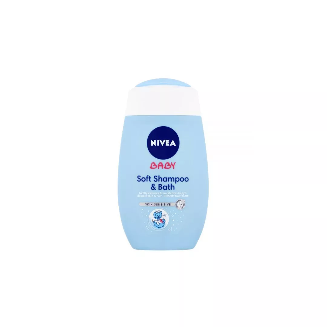 Sampon si spuma de baie 2 in 1 200 ml, Nivea Baby, [],farmaciabajan.ro