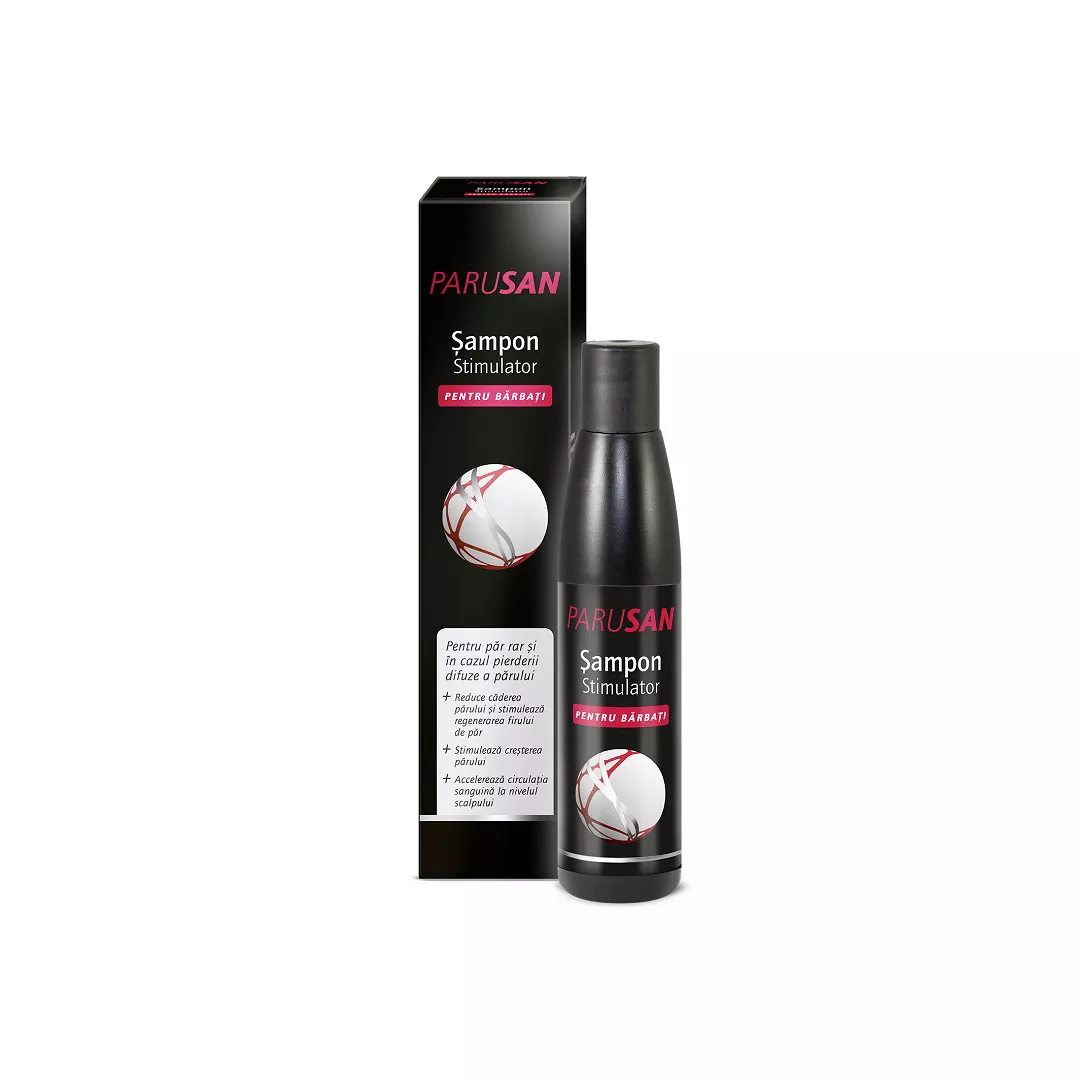 Sampon stimulator pentru barbati Parusan, 200 ml , Theiss Naturwaren, [],farmaciabajan.ro