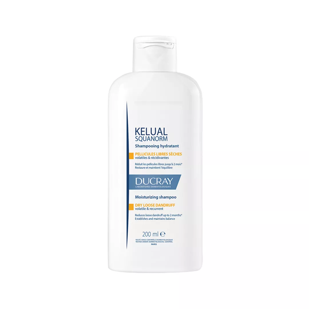 Sampon tratament seboreglator pentru matreata uscata Squanorm Kelual, 200 ml, Ducray, [],farmaciabajan.ro