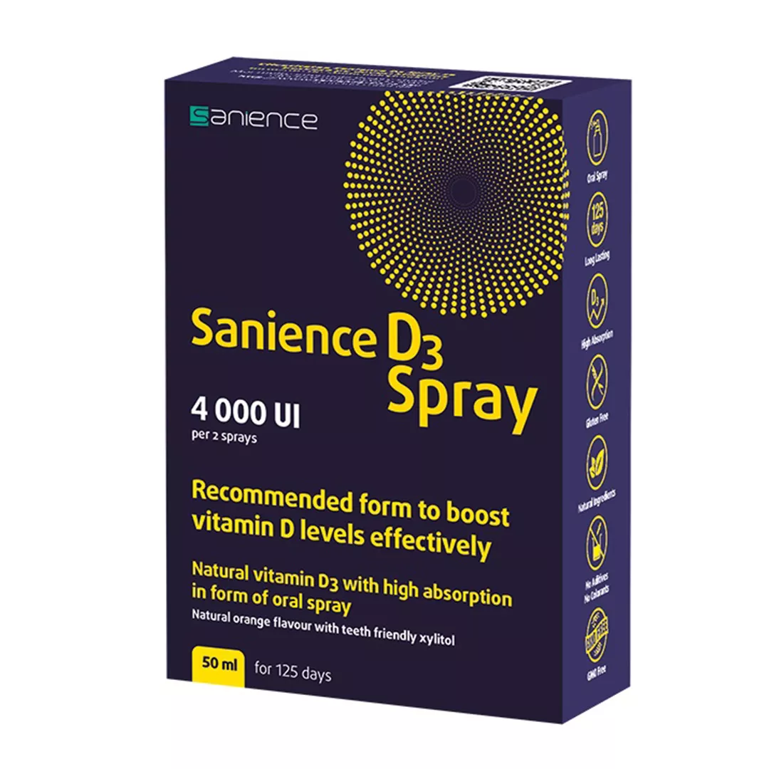 Sanience D3 Spray, 4000 UI, 50 ml, Sanience, [],farmaciabajan.ro