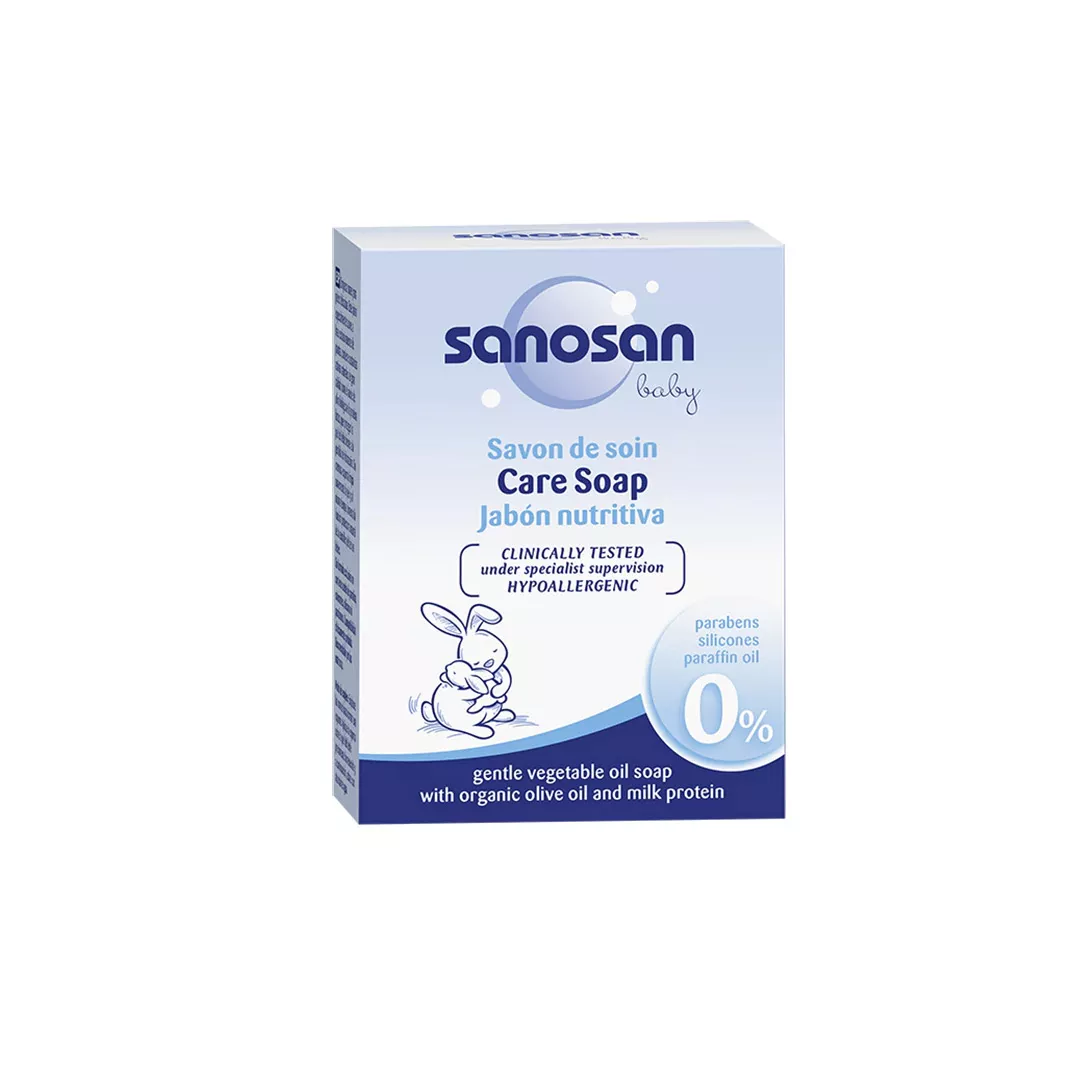 Sapun solid pentru ingrijire, 100 g, Sanosan, [],farmaciabajan.ro