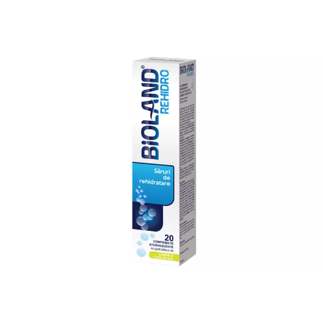 Saruri de rehidratare, 20 comprimate efervescente, Bioland, [],farmaciabajan.ro