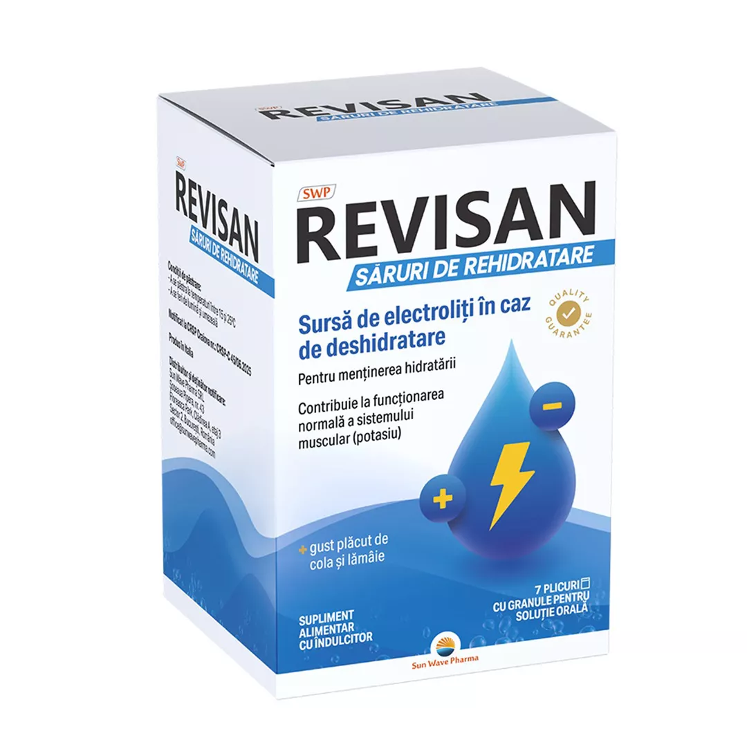 Saruri de rehidratare Revisan, 7 plicuri, Sun Wave Pharma, [],farmaciabajan.ro