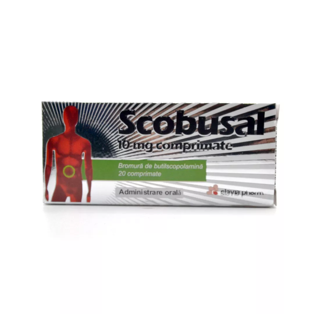 Scobusal 10 mg, 20 comprimate, Slavia Pharm, [],farmaciabajan.ro