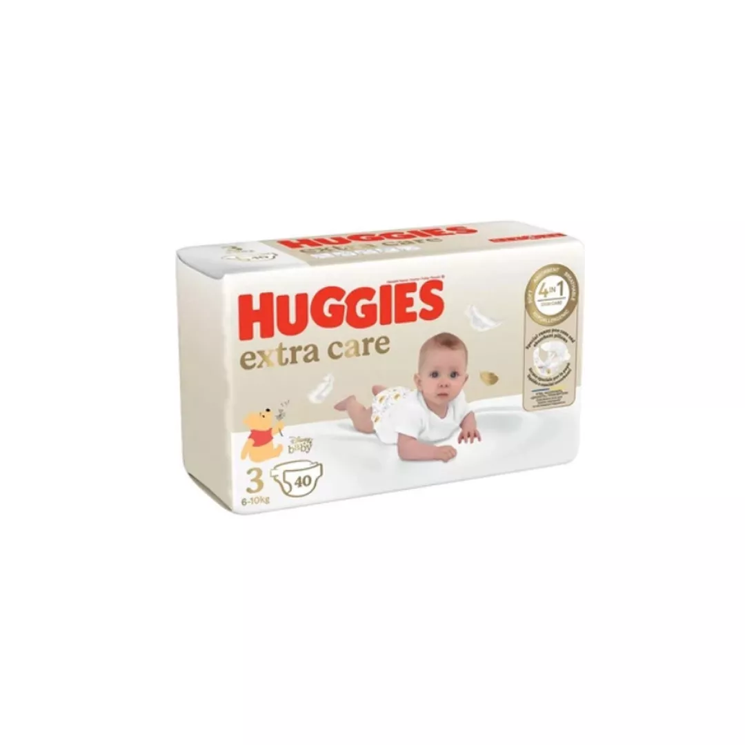 Scutece Elite Extra Care Marimea 3 pentru 6 - 10kg, 40 bucati, Huggies, [],farmaciabajan.ro