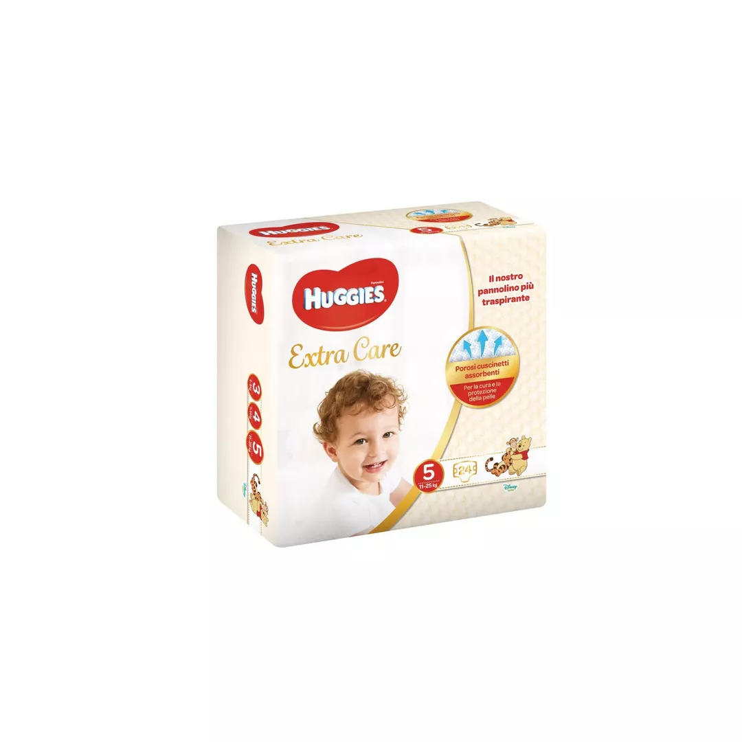 Scutece extra care, 24 bucati, 11 - 25 kg, Huggies, [],farmaciabajan.ro