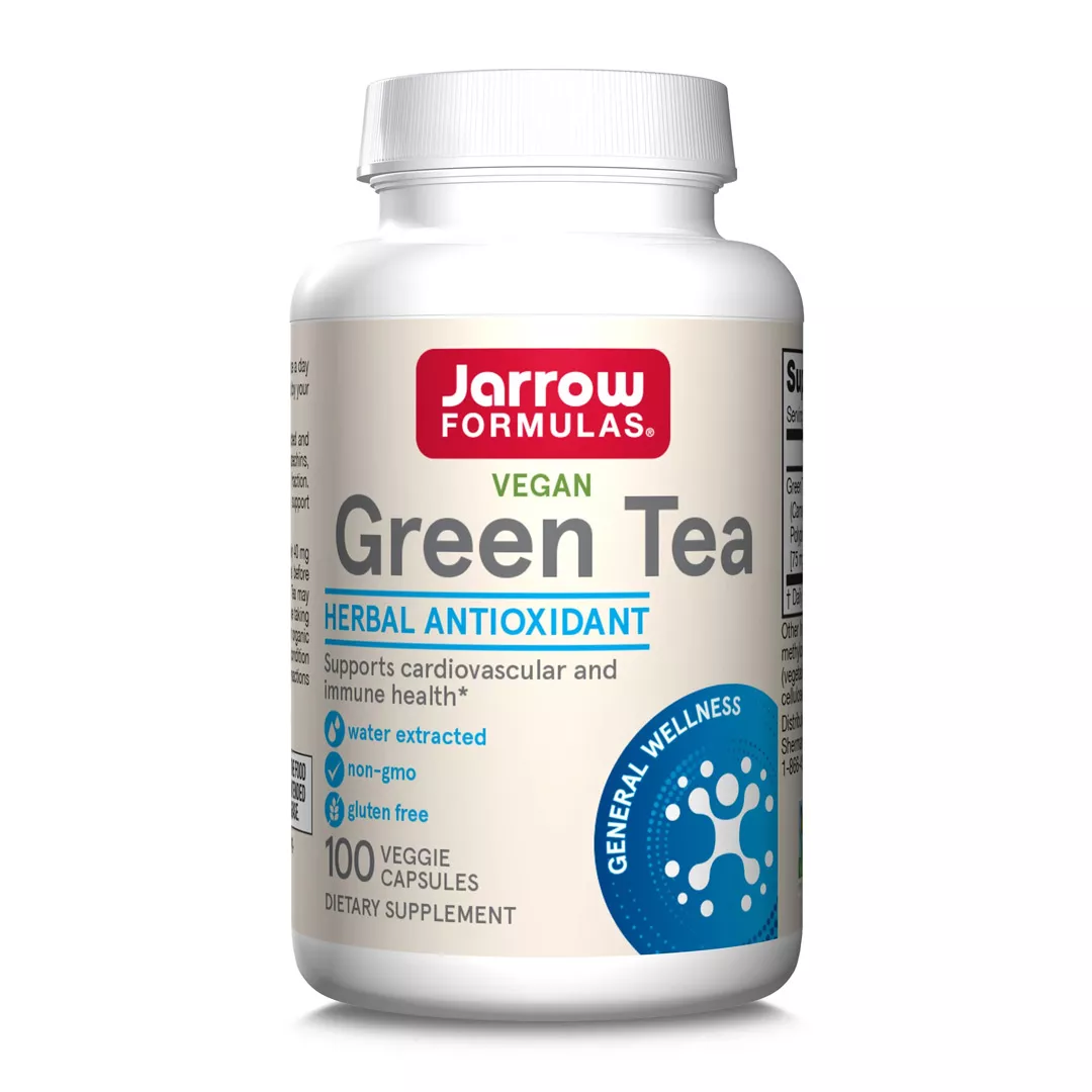 Supliment alimentar Green Tea (ceai verde) 500 mg, 100 capsule, Secom, [],farmaciabajan.ro