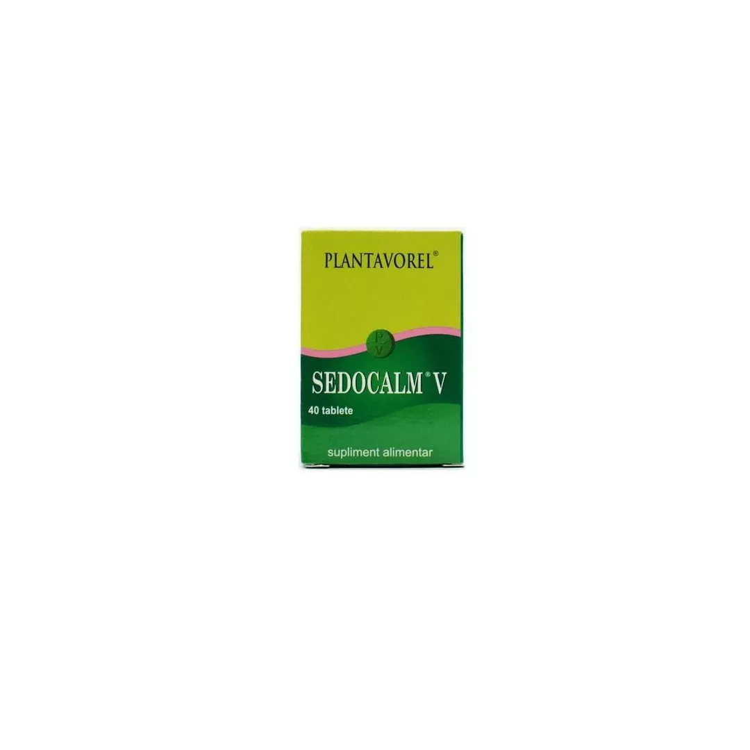 Sedocalm V, 40 tablete, Plantavorel, [],https:farmaciabajan.ro
