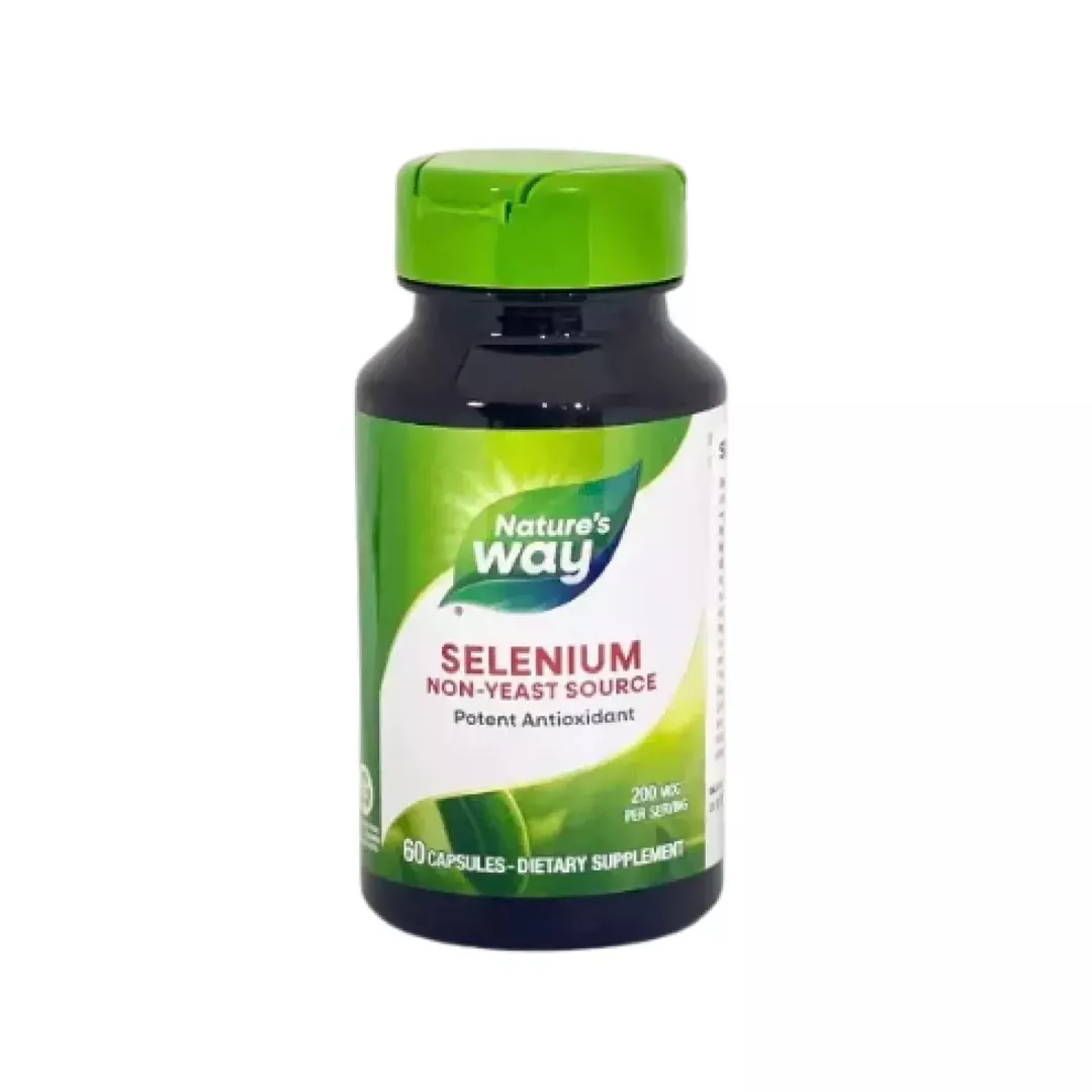 Selenium 200 mcg Nature's Way, 60 capsule, Secom, [],farmaciabajan.ro
