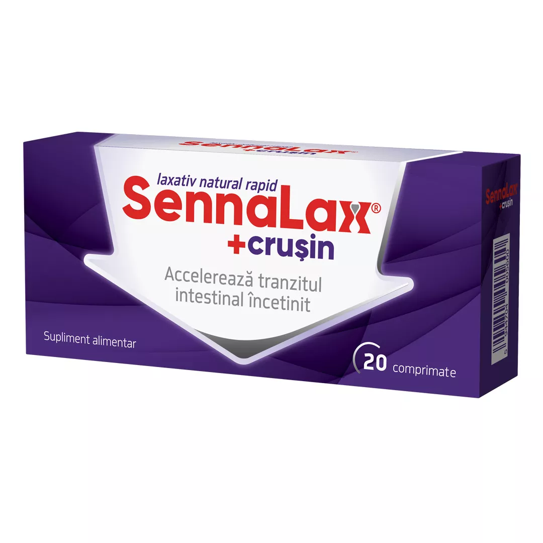 Sennalax plus Crusin, 20 comprimate, Biofarm, [],https:farmaciabajan.ro