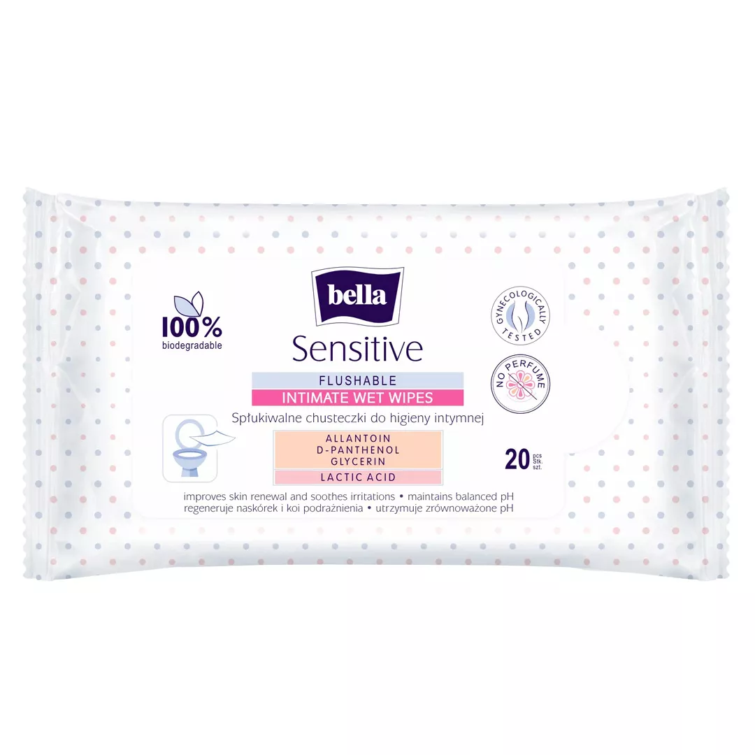 Sensitive Servetele intime, 20 bucati, Bella, [],farmaciabajan.ro