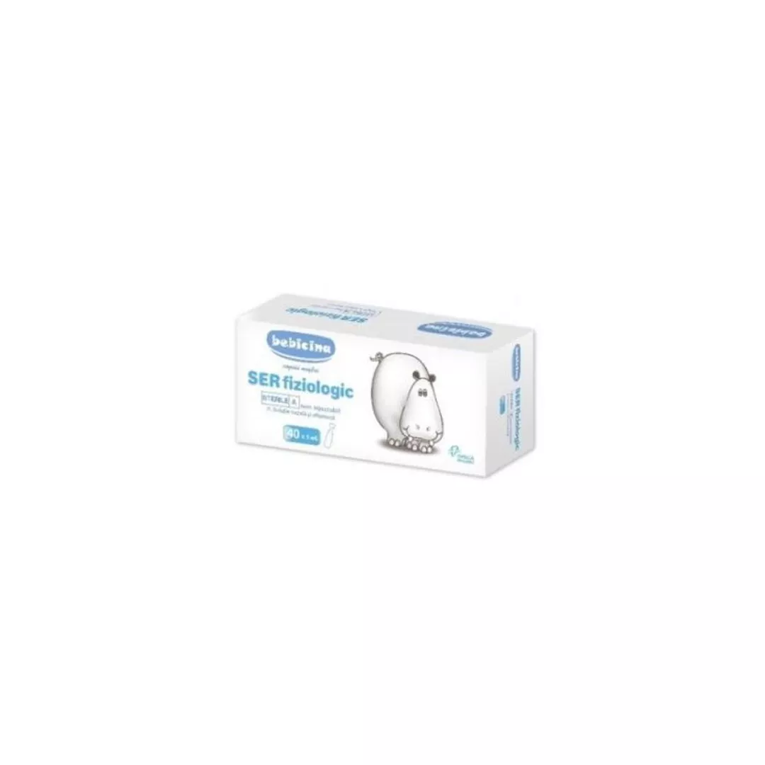 Ser fiziologic, 40 doze, 5 ml, Bebicina, [],farmaciabajan.ro