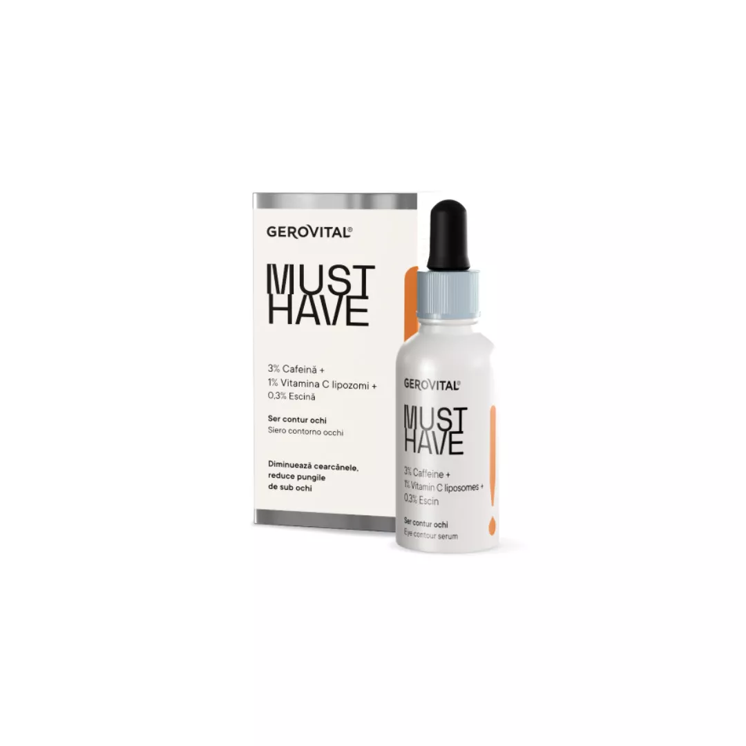 Ser hidratant 10% Niacinamida, Must Have, 30 ml, Gerovital, [],farmaciabajan.ro