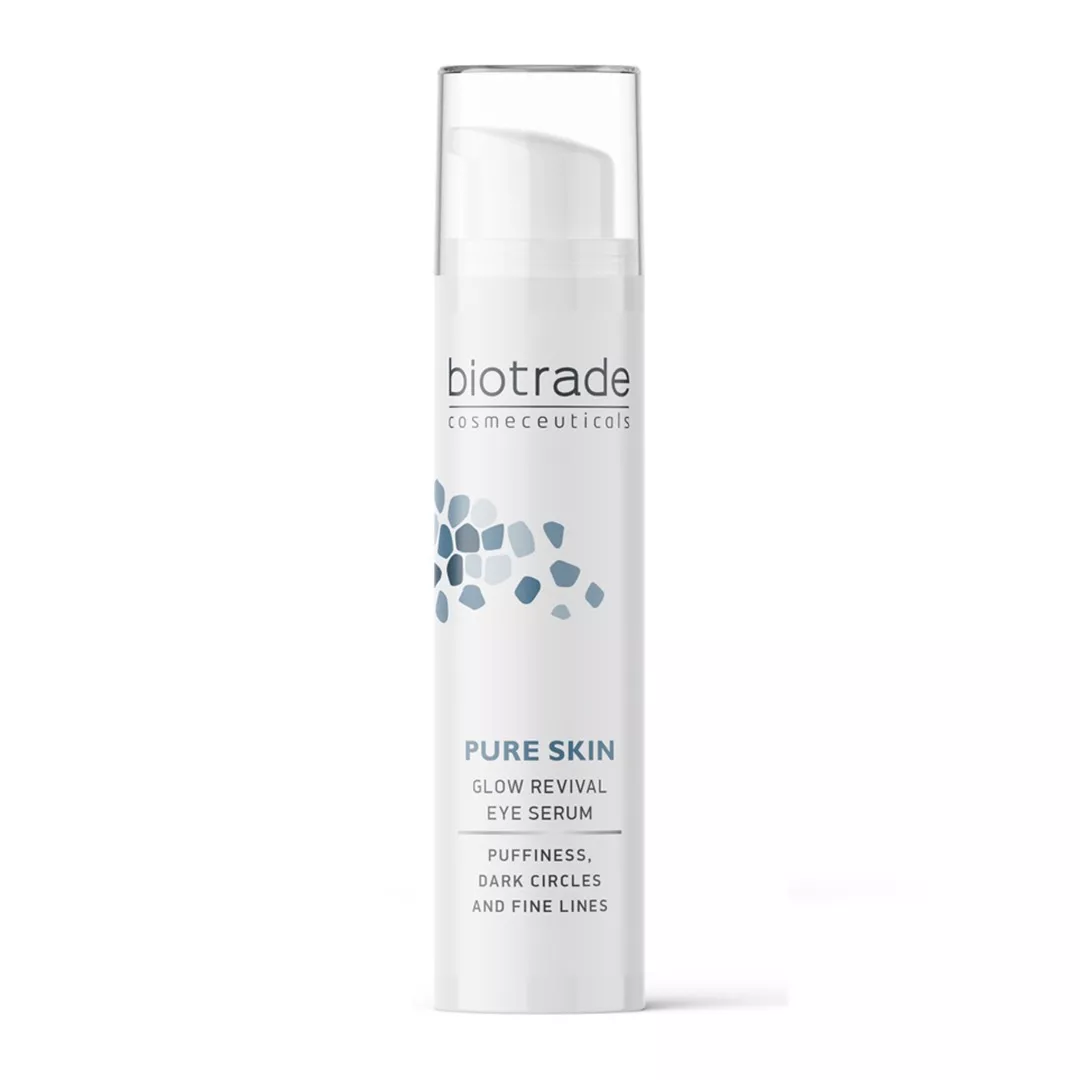 Ser iluminator pentru conturul ochilor Pure Skin, 15 ml, Biotrade, [],farmaciabajan.ro