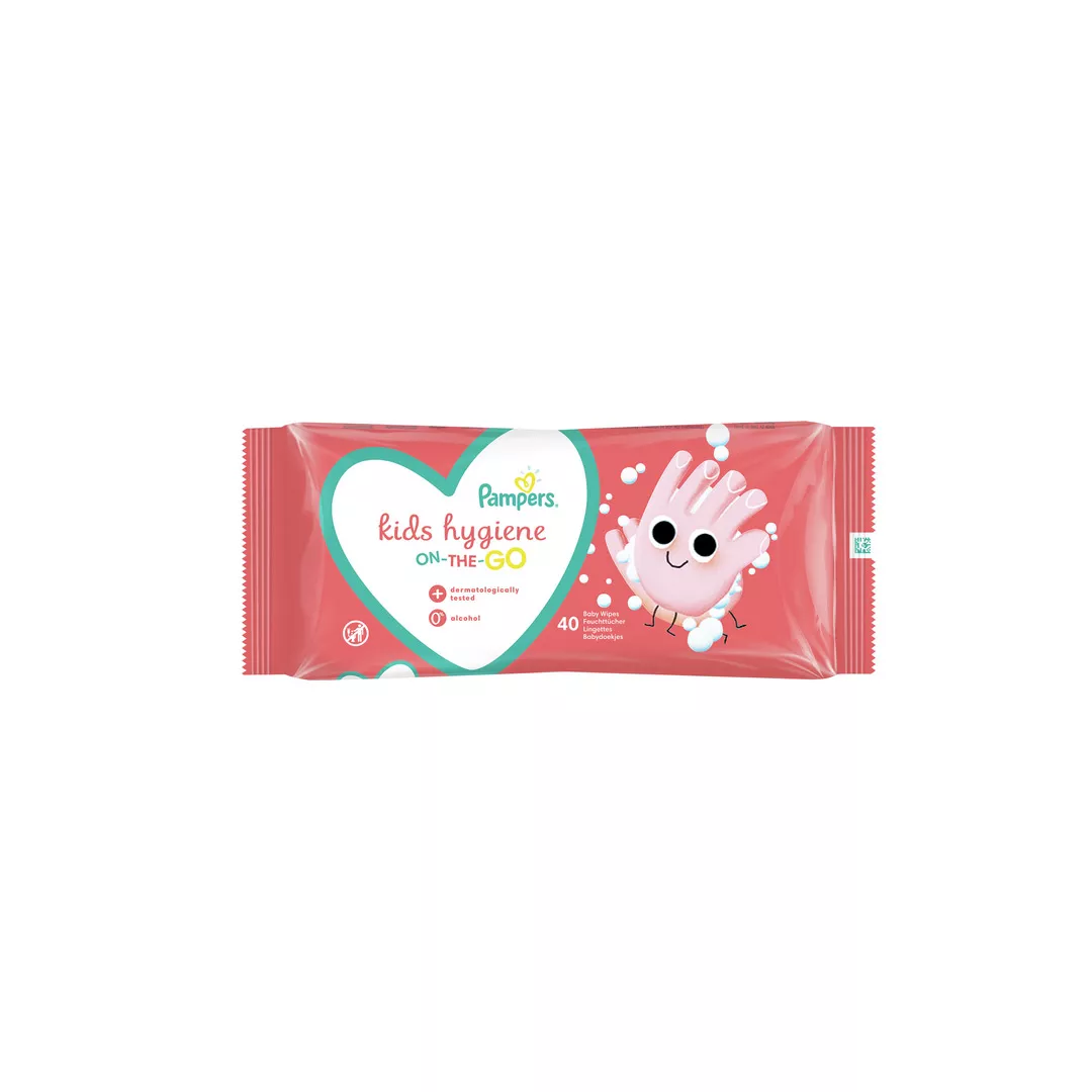 Servetele umede Pampers Hygiene on the go, 1 pachet, 40 bucati, [],farmaciabajan.ro