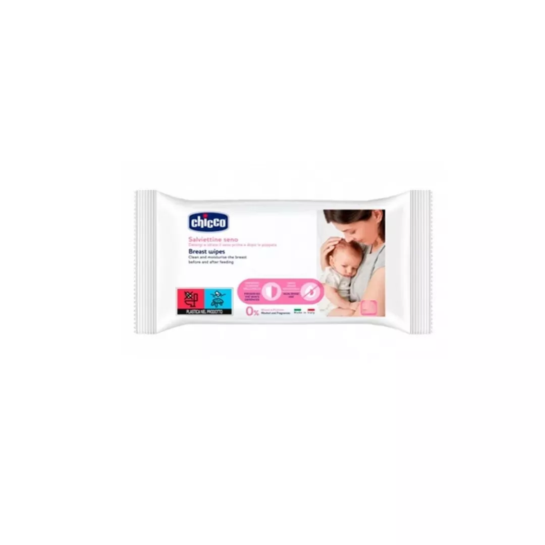 Set 16 bucati servetele umede pentru curatarea sanilor, 080700, alb, Chicco, [],farmaciabajan.ro