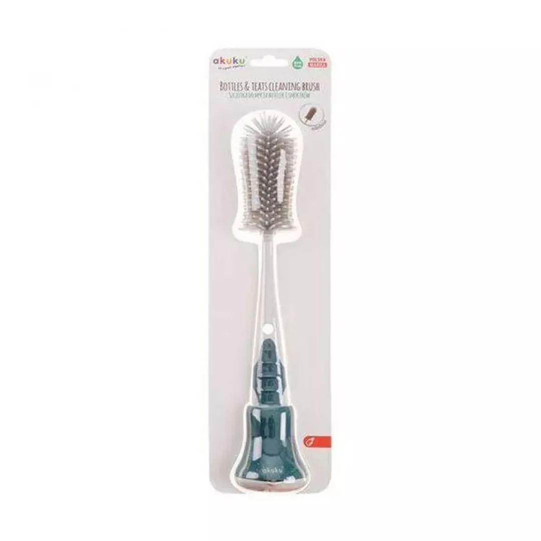 Set 2 Perii din Silicon pentru Curatare Biberoane si Tetine A0511, Akuku, [],farmaciabajan.ro