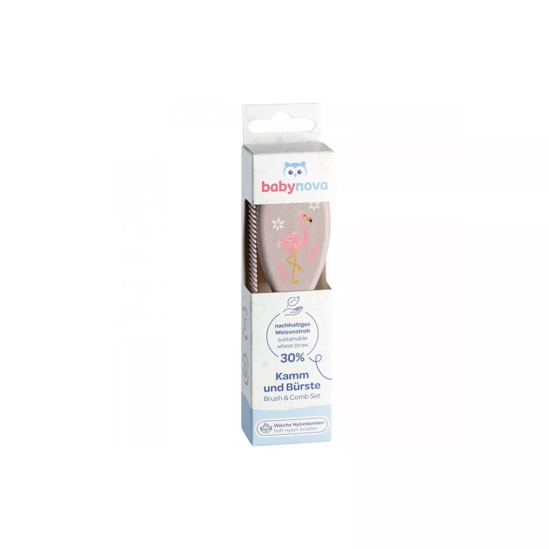 Set Pieptene + Perie 33114, Baby Nova, [],farmaciabajan.ro