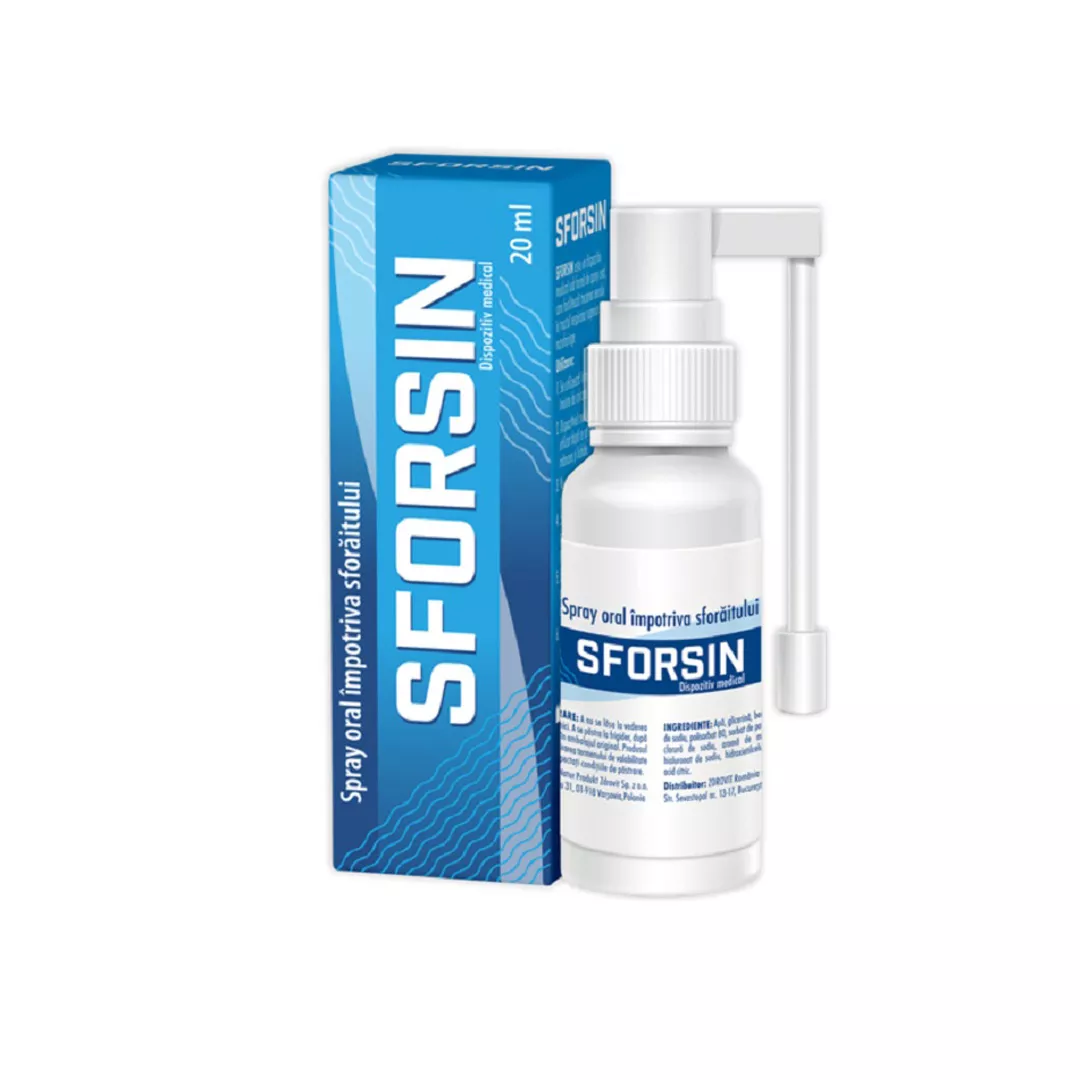 Sforsin spray antisforait, 20 ml, Zdrovit, [],farmaciabajan.ro